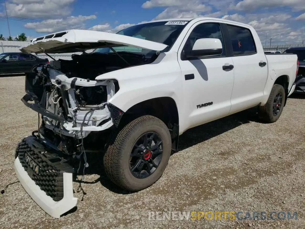 2 Фотография поврежденного автомобиля 5TFDY5F13MX014401 TOYOTA TUNDRA 2021