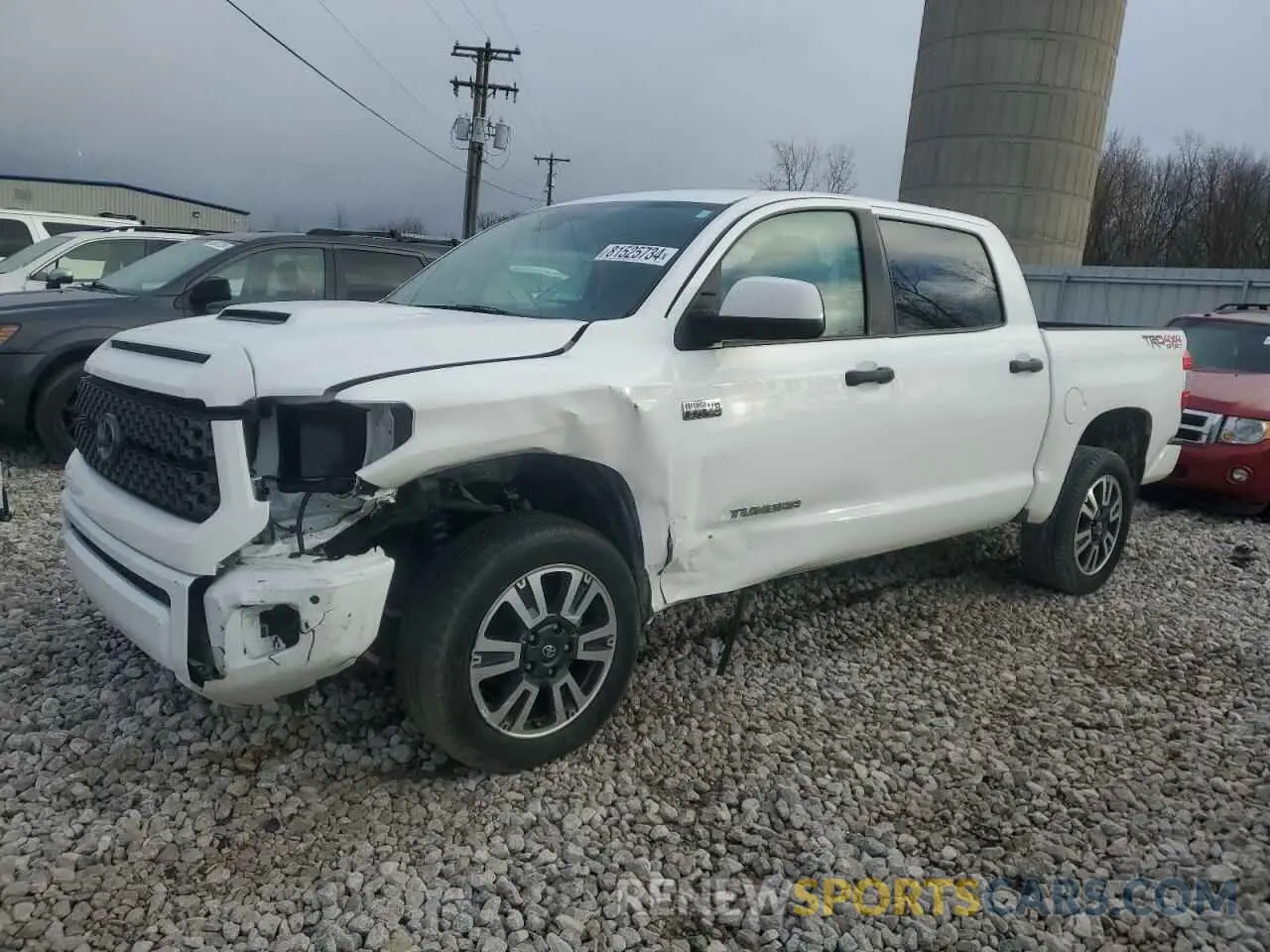 1 Photograph of a damaged car 5TFDY5F14MX006128 TOYOTA TUNDRA 2021