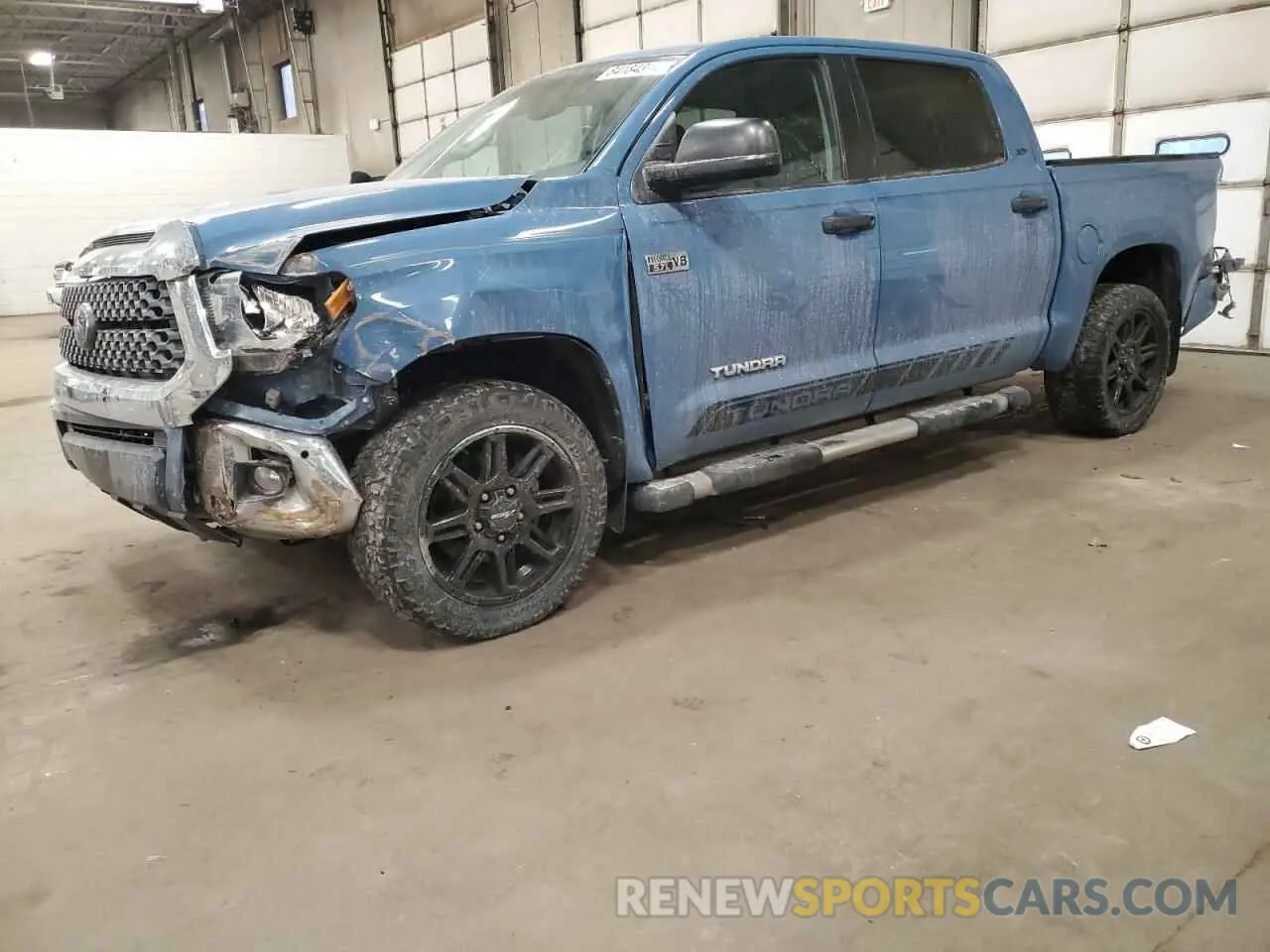 1 Photograph of a damaged car 5TFDY5F17MX009623 TOYOTA TUNDRA 2021