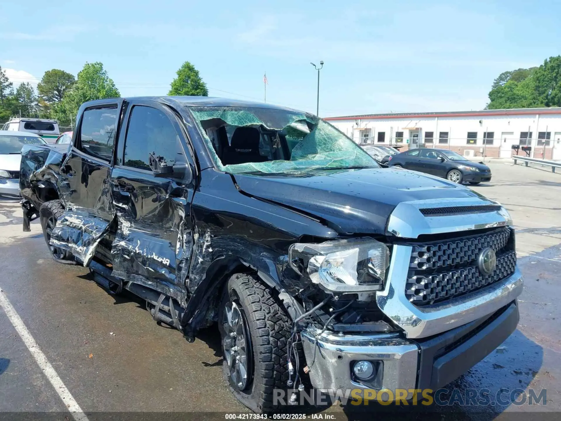 1 Photograph of a damaged car 5TFDY5F17MX991623 TOYOTA TUNDRA 2021