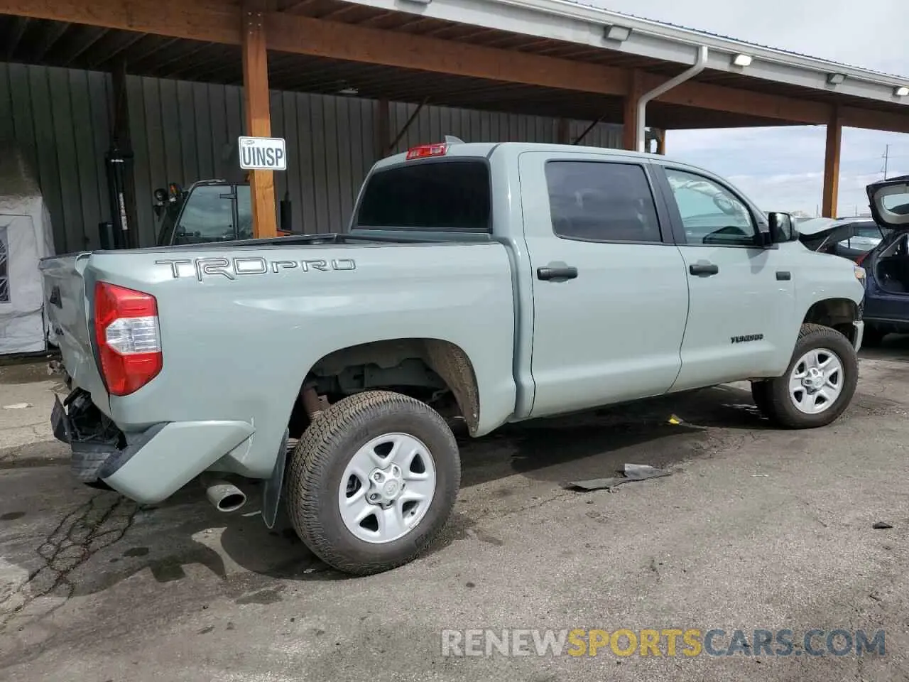 3 Photograph of a damaged car 5TFDY5F18MX034496 TOYOTA TUNDRA 2021