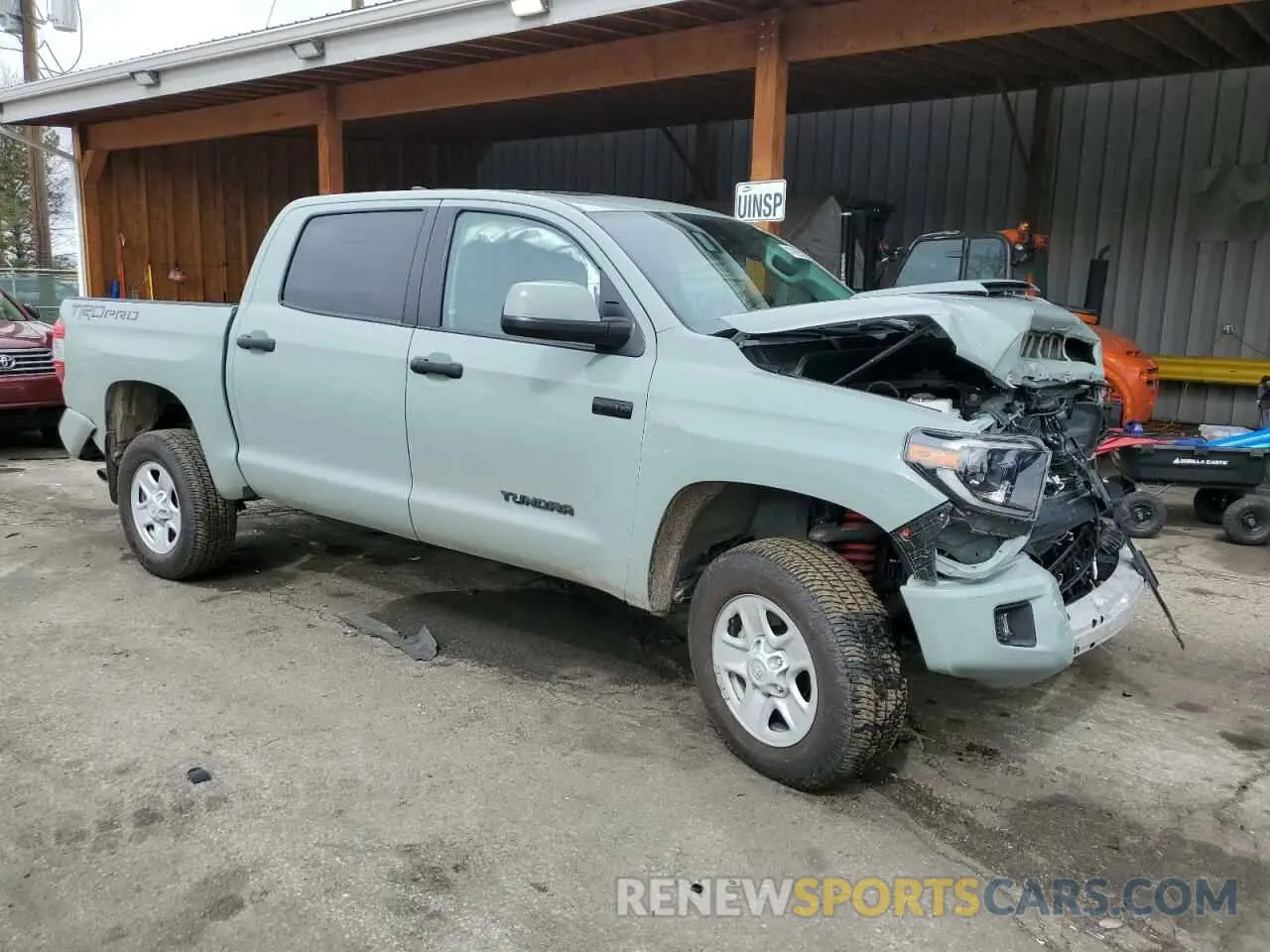 4 Photograph of a damaged car 5TFDY5F18MX034496 TOYOTA TUNDRA 2021