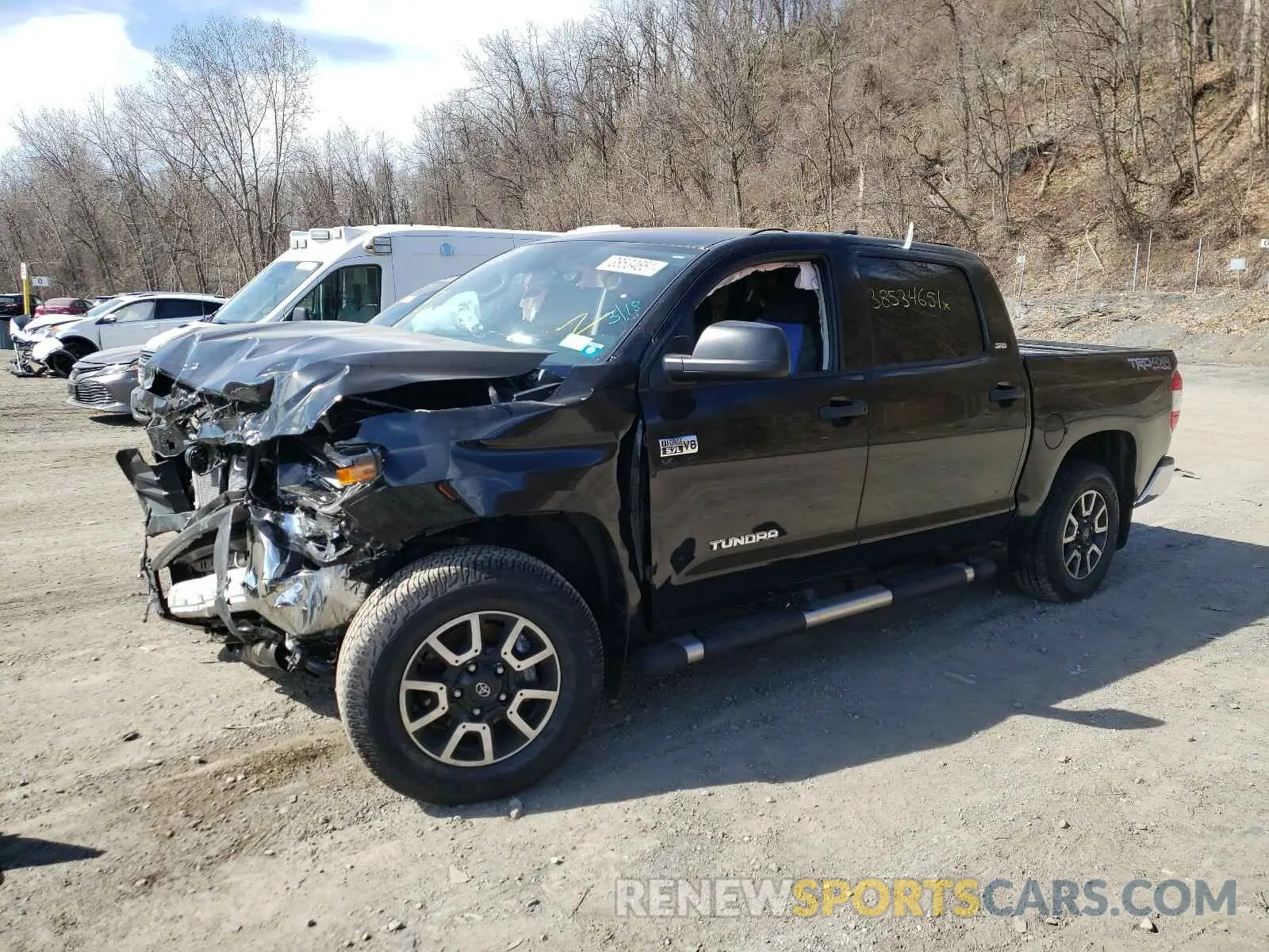 2 Photograph of a damaged car 5TFDY5F19MX976668 TOYOTA TUNDRA 2021