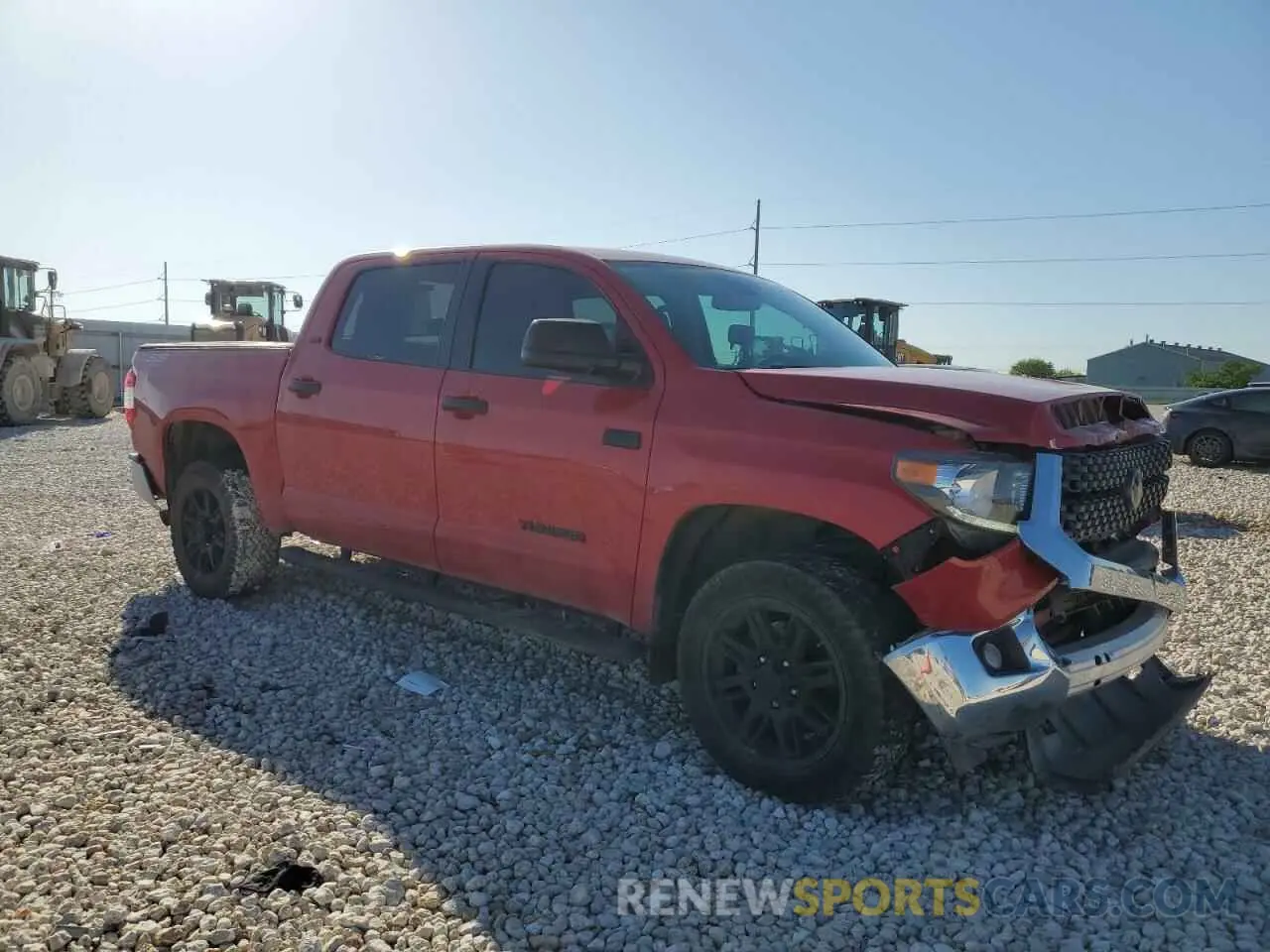 4 Фотография поврежденного автомобиля 5TFDY5F1XMX034001 TOYOTA TUNDRA 2021