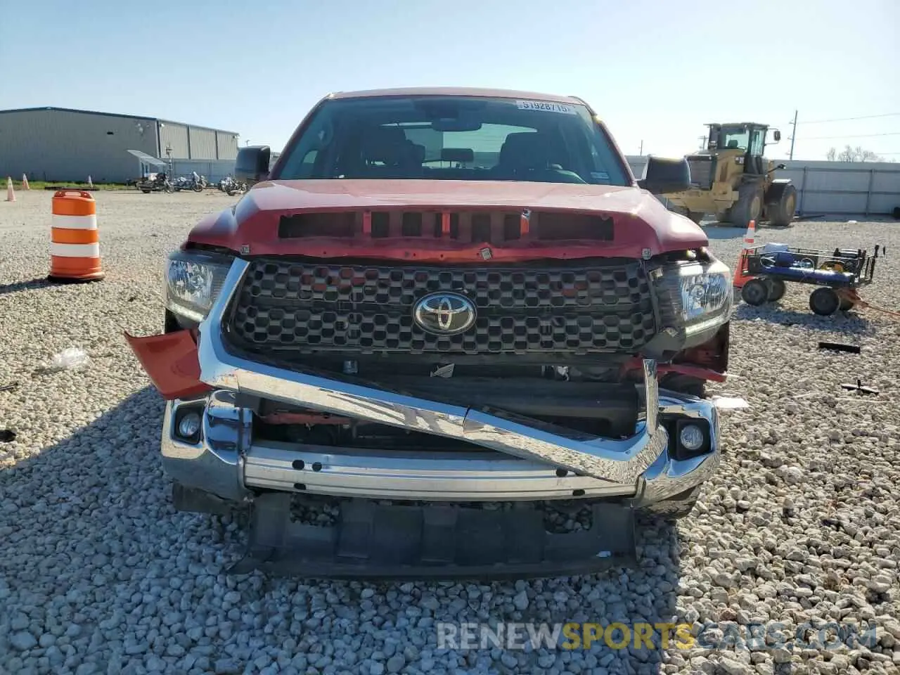 5 Фотография поврежденного автомобиля 5TFDY5F1XMX034001 TOYOTA TUNDRA 2021