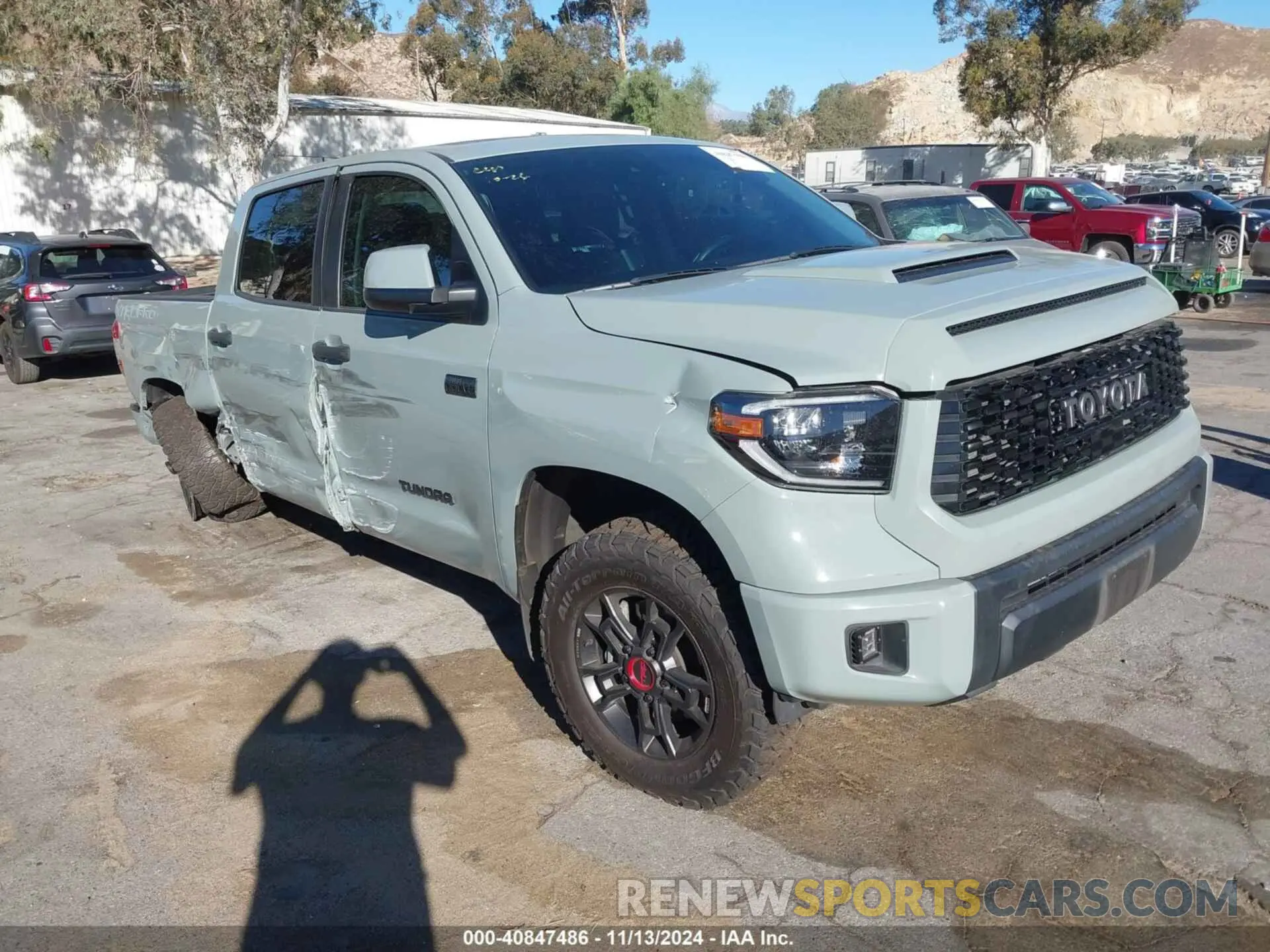 1 Photograph of a damaged car 5TFDY5F1XMX034208 TOYOTA TUNDRA 2021