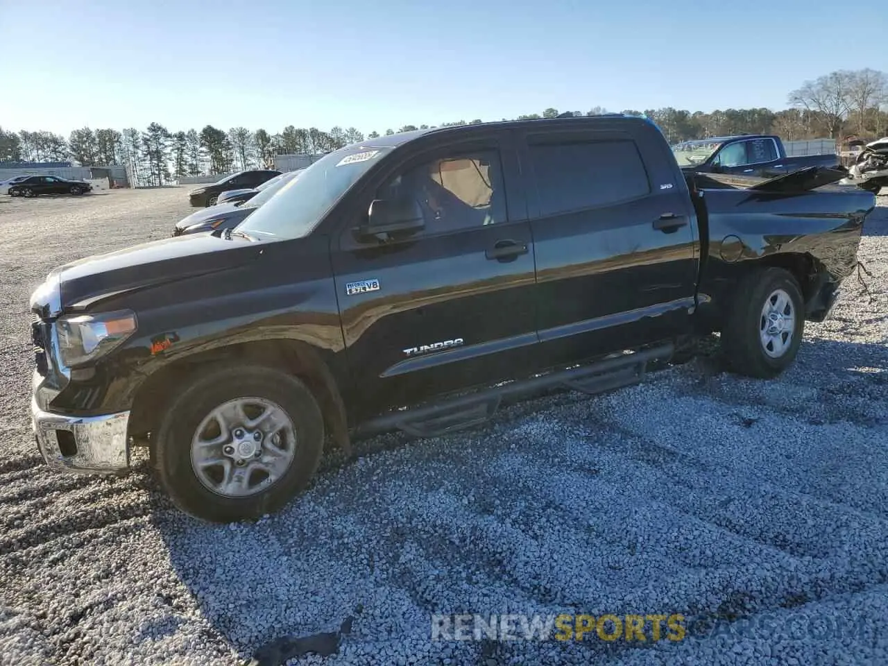 1 Photograph of a damaged car 5TFEY5F10MX277384 TOYOTA TUNDRA 2021