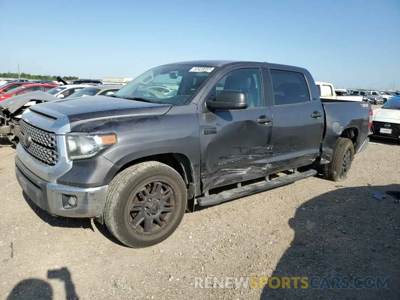 1 Photograph of a damaged car 5TFEY5F13MX272535 TOYOTA TUNDRA 2021