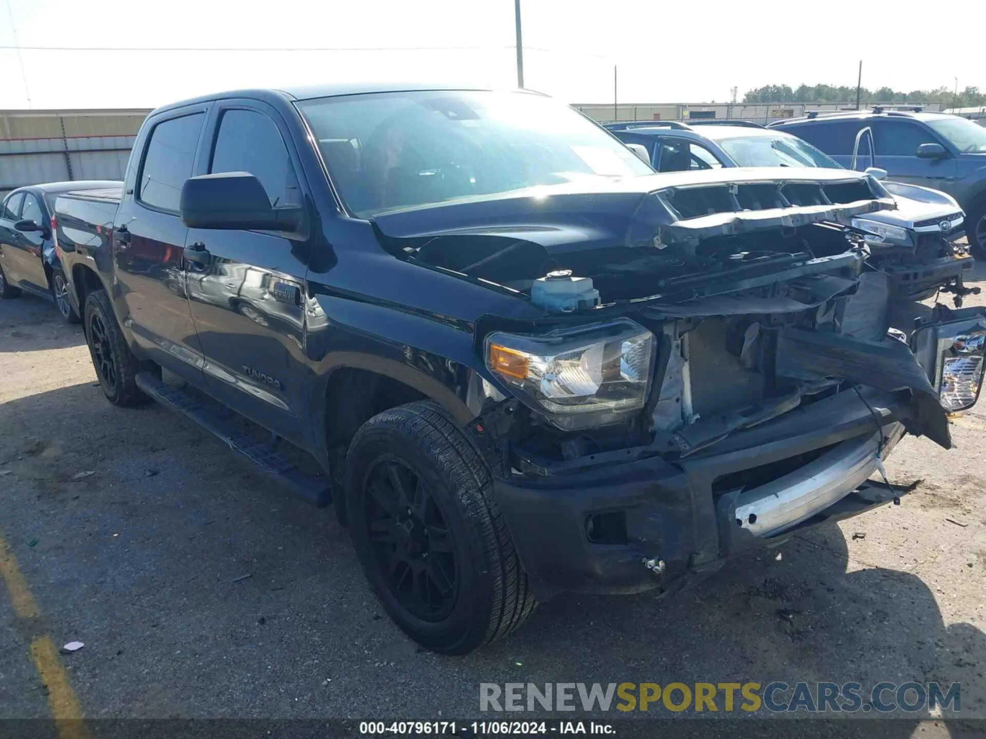 1 Photograph of a damaged car 5TFEY5F13MX275659 TOYOTA TUNDRA 2021