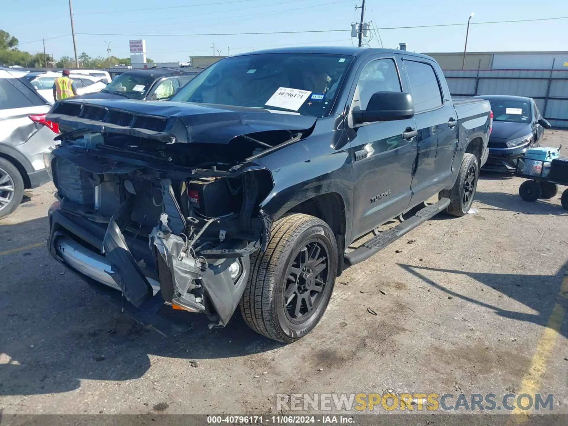 2 Photograph of a damaged car 5TFEY5F13MX275659 TOYOTA TUNDRA 2021