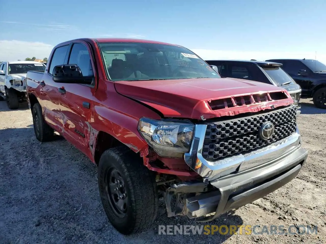 1 Photograph of a damaged car 5TFEY5F14MX273998 TOYOTA TUNDRA 2021