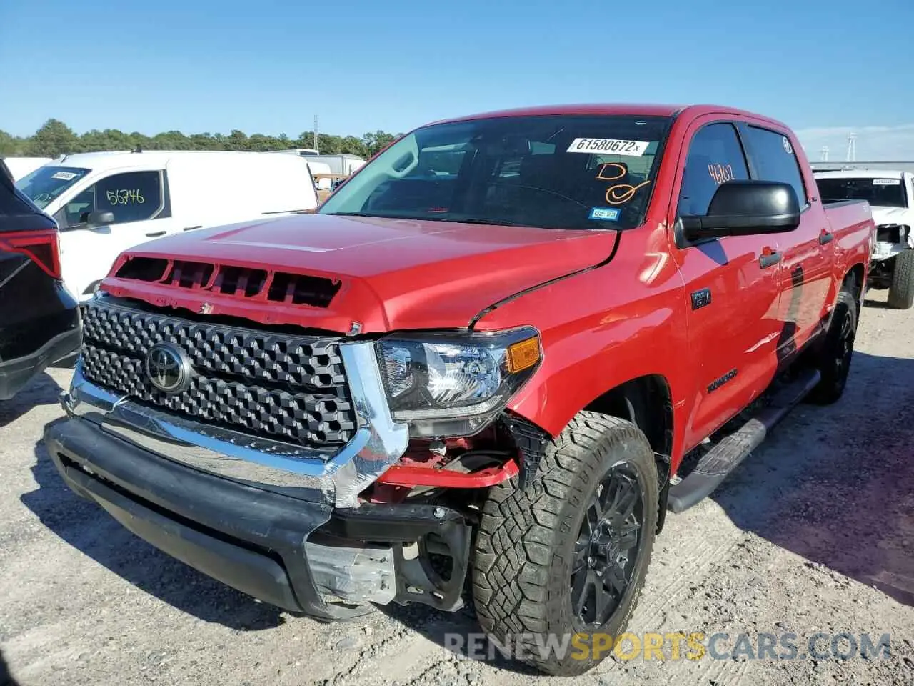 2 Photograph of a damaged car 5TFEY5F14MX273998 TOYOTA TUNDRA 2021
