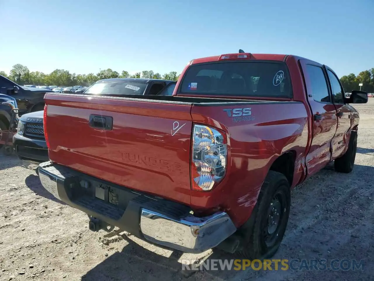 4 Photograph of a damaged car 5TFEY5F14MX273998 TOYOTA TUNDRA 2021