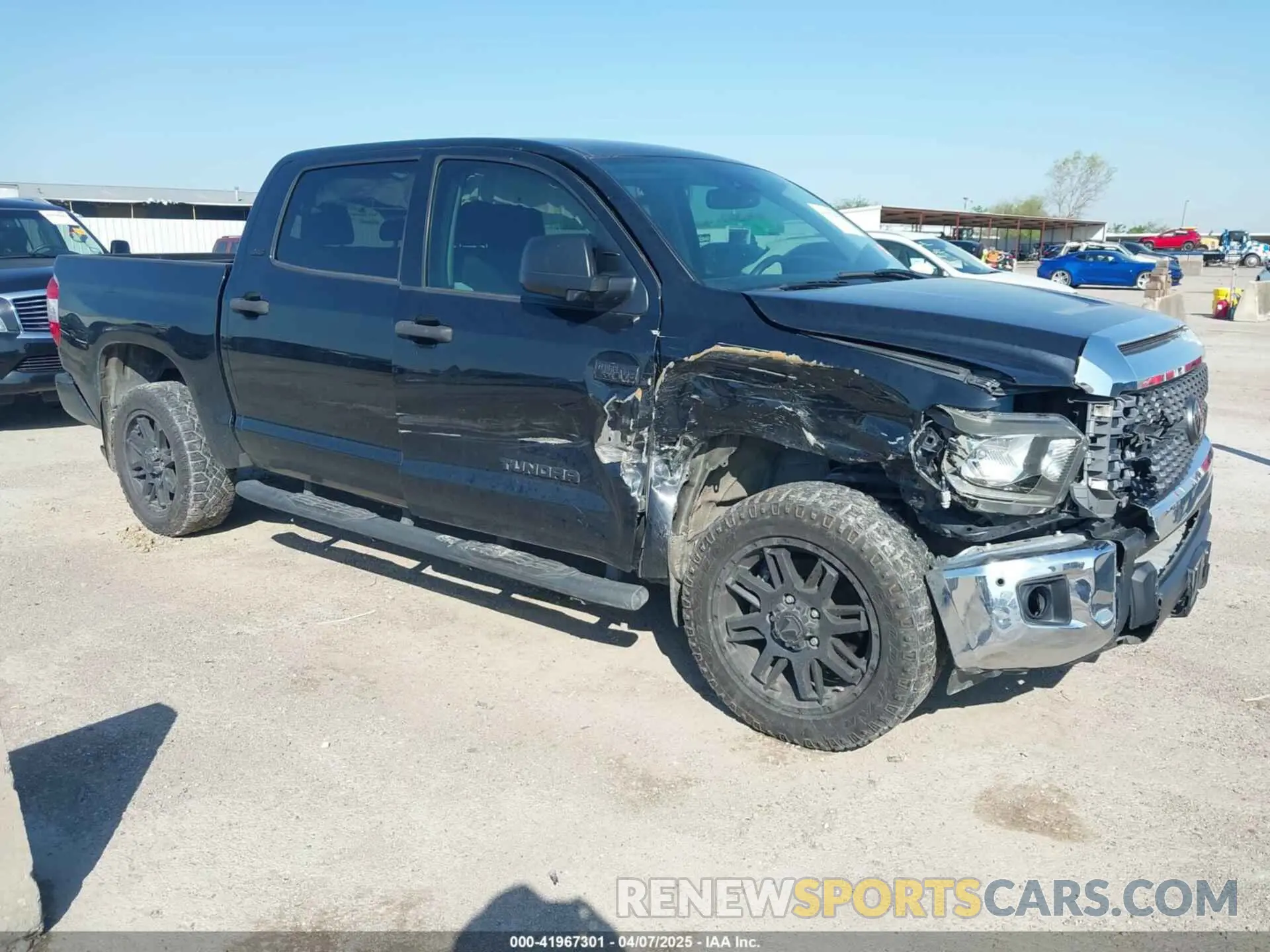 1 Photograph of a damaged car 5TFEY5F14MX294611 TOYOTA TUNDRA 2021