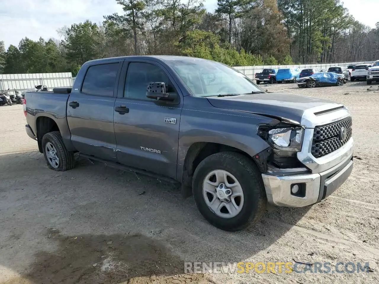 4 Photograph of a damaged car 5TFEY5F15MX289241 TOYOTA TUNDRA 2021