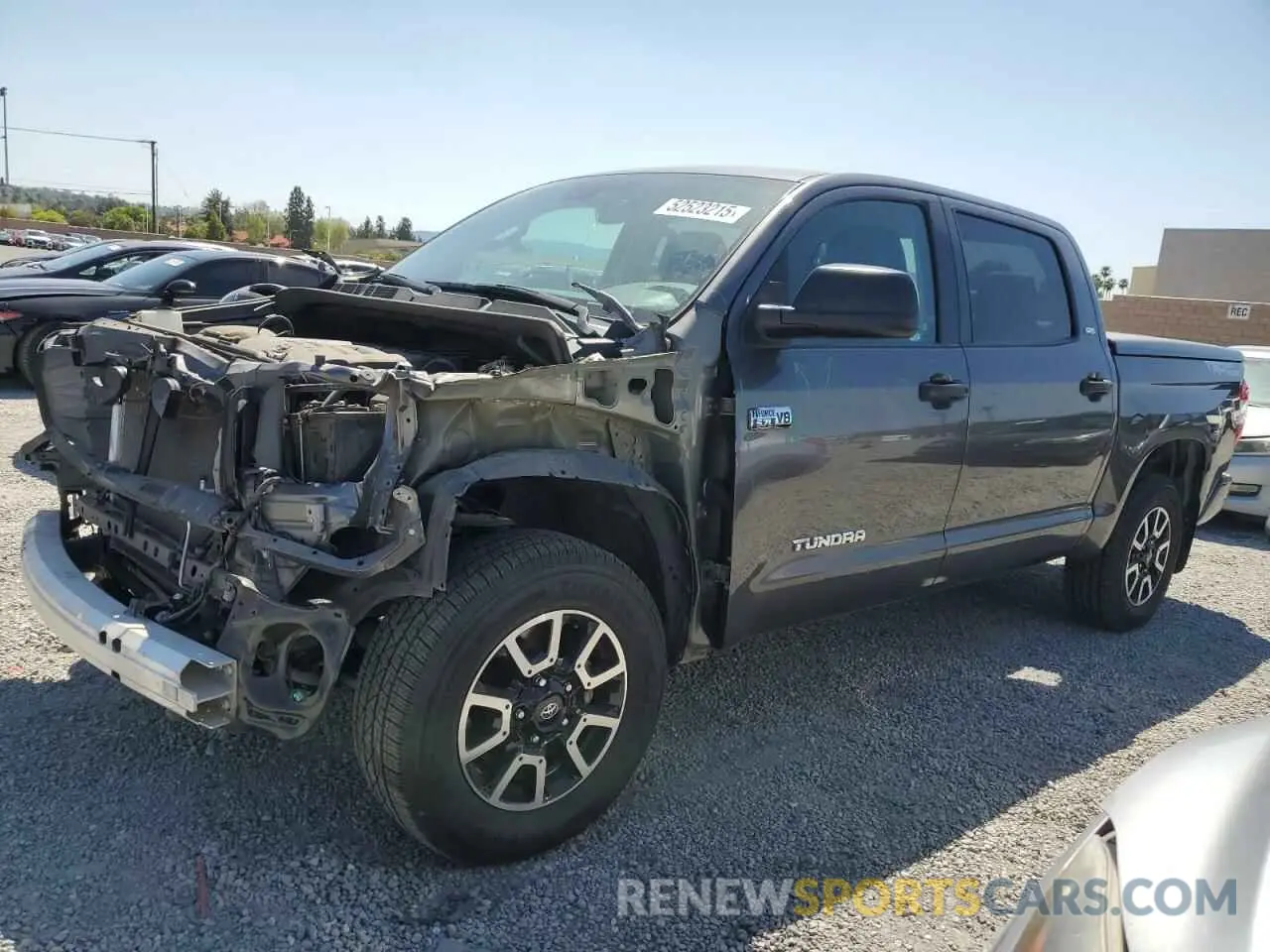 1 Photograph of a damaged car 5TFEY5F15MX294777 TOYOTA TUNDRA 2021