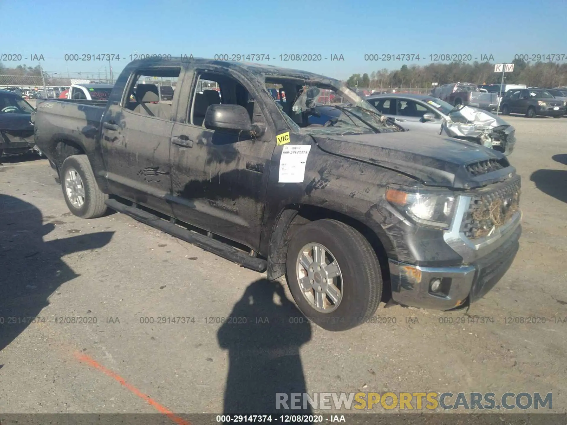 1 Photograph of a damaged car 5TFEY5F16MX274568 TOYOTA TUNDRA 2021