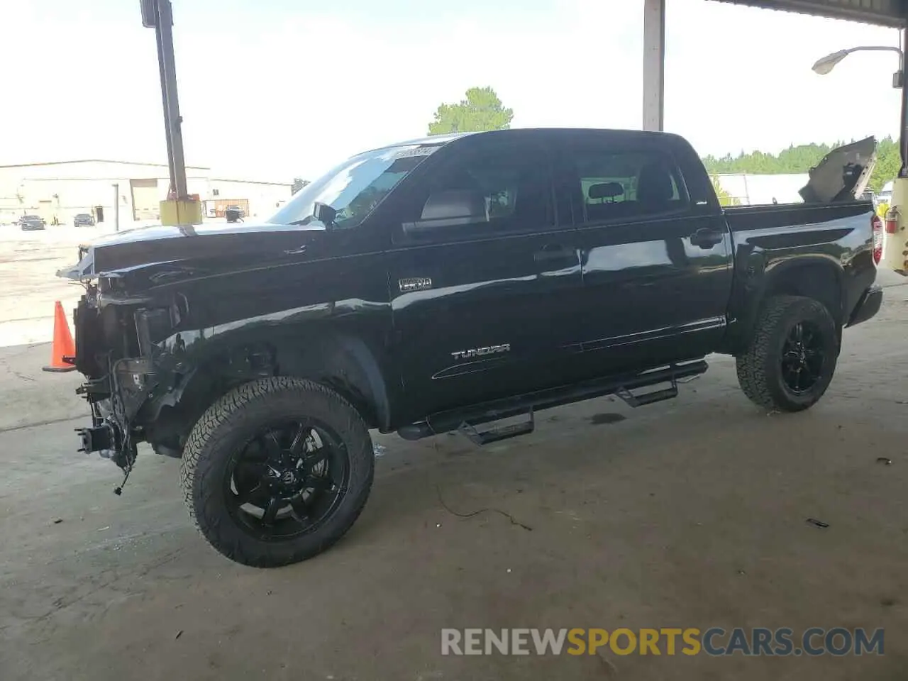1 Photograph of a damaged car 5TFEY5F16MX282797 TOYOTA TUNDRA 2021