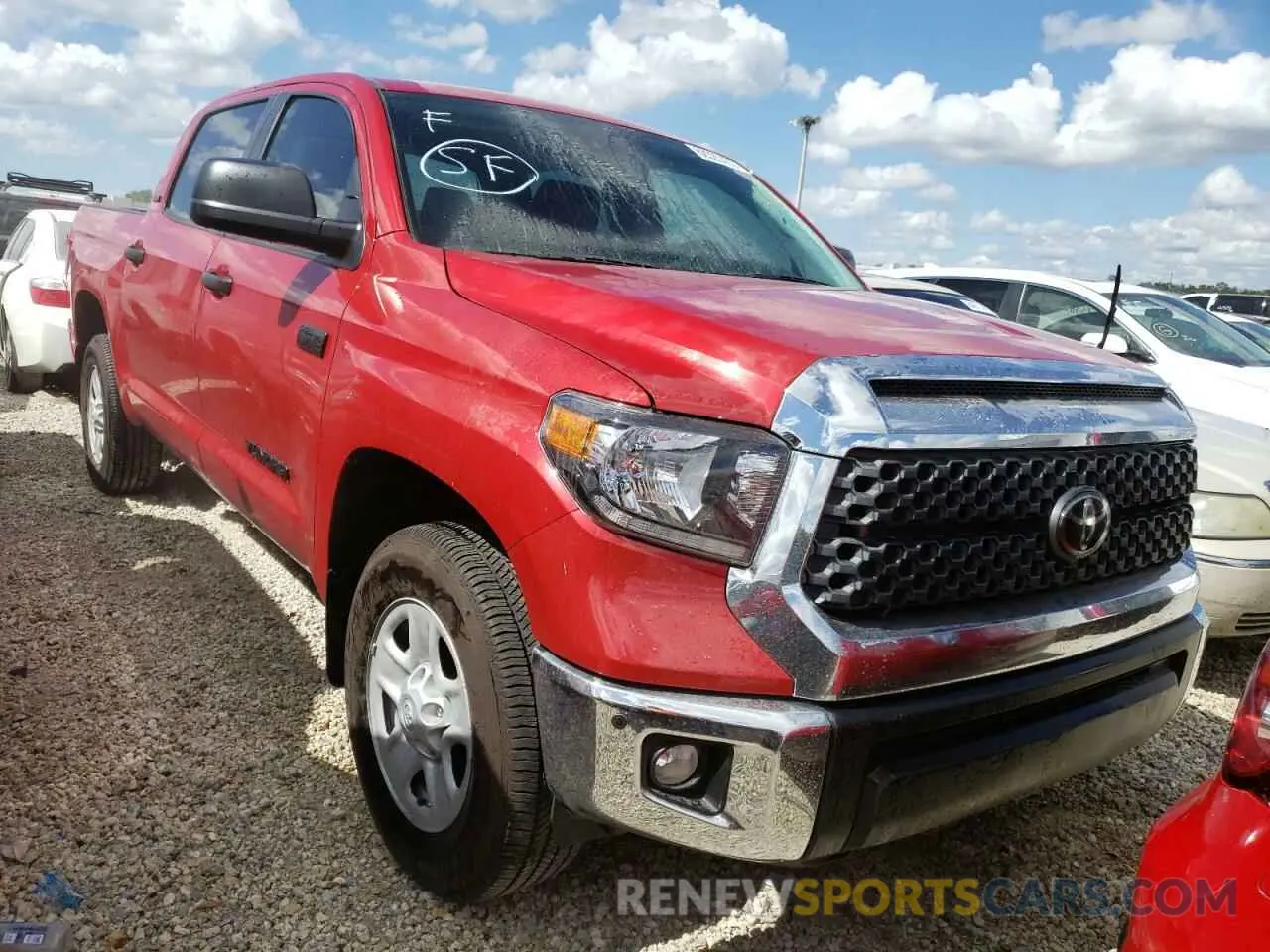 1 Photograph of a damaged car 5TFEY5F16MX290849 TOYOTA TUNDRA 2021