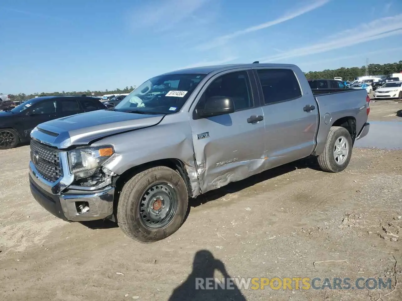 1 Photograph of a damaged car 5TFEY5F19MX299576 TOYOTA TUNDRA 2021