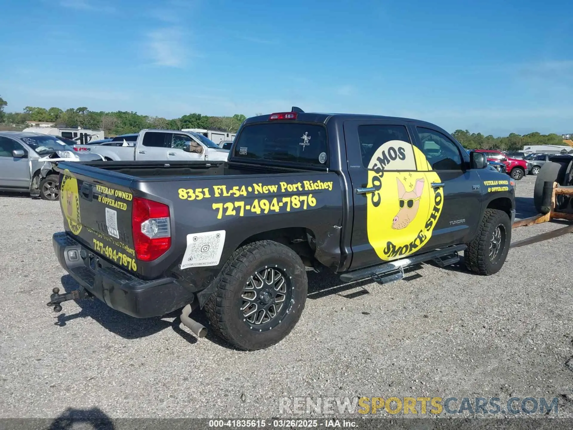 4 Фотография поврежденного автомобиля 5TFFY5F12MX283403 TOYOTA TUNDRA 2021