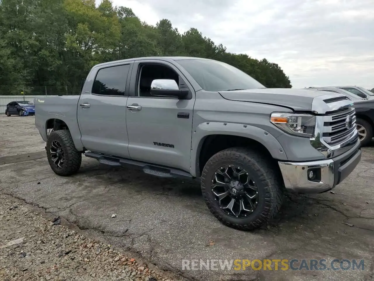 4 Фотография поврежденного автомобиля 5TFFY5F19MX292163 TOYOTA TUNDRA 2021