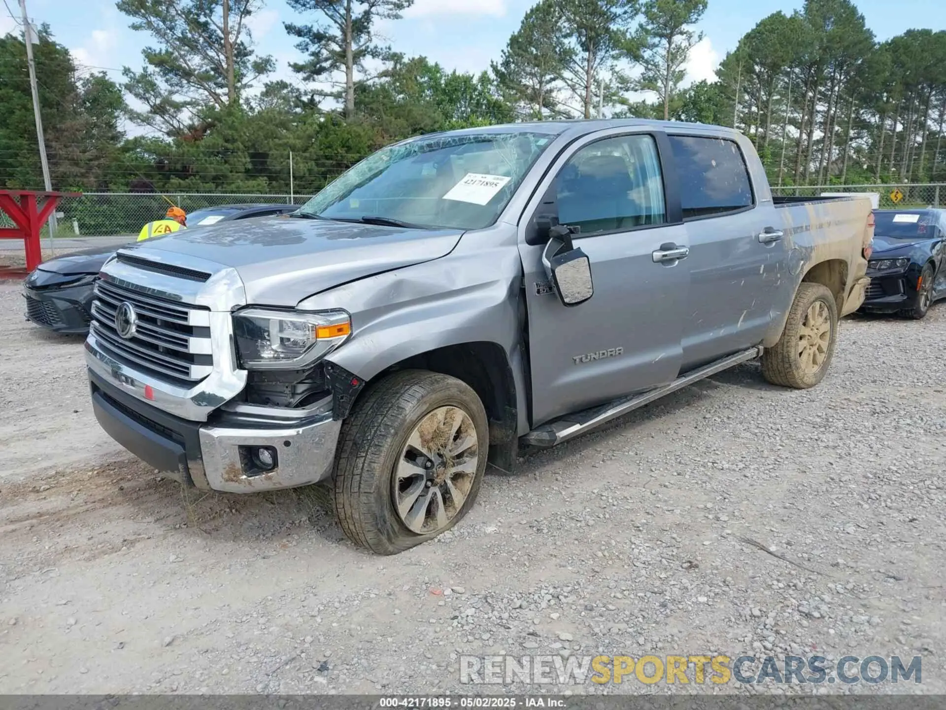 2 Photograph of a damaged car 5TFHY5F13MX989921 TOYOTA TUNDRA 2021