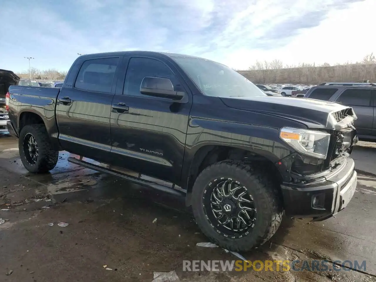 4 Фотография поврежденного автомобиля 5TFHY5F15MX991511 TOYOTA TUNDRA 2021