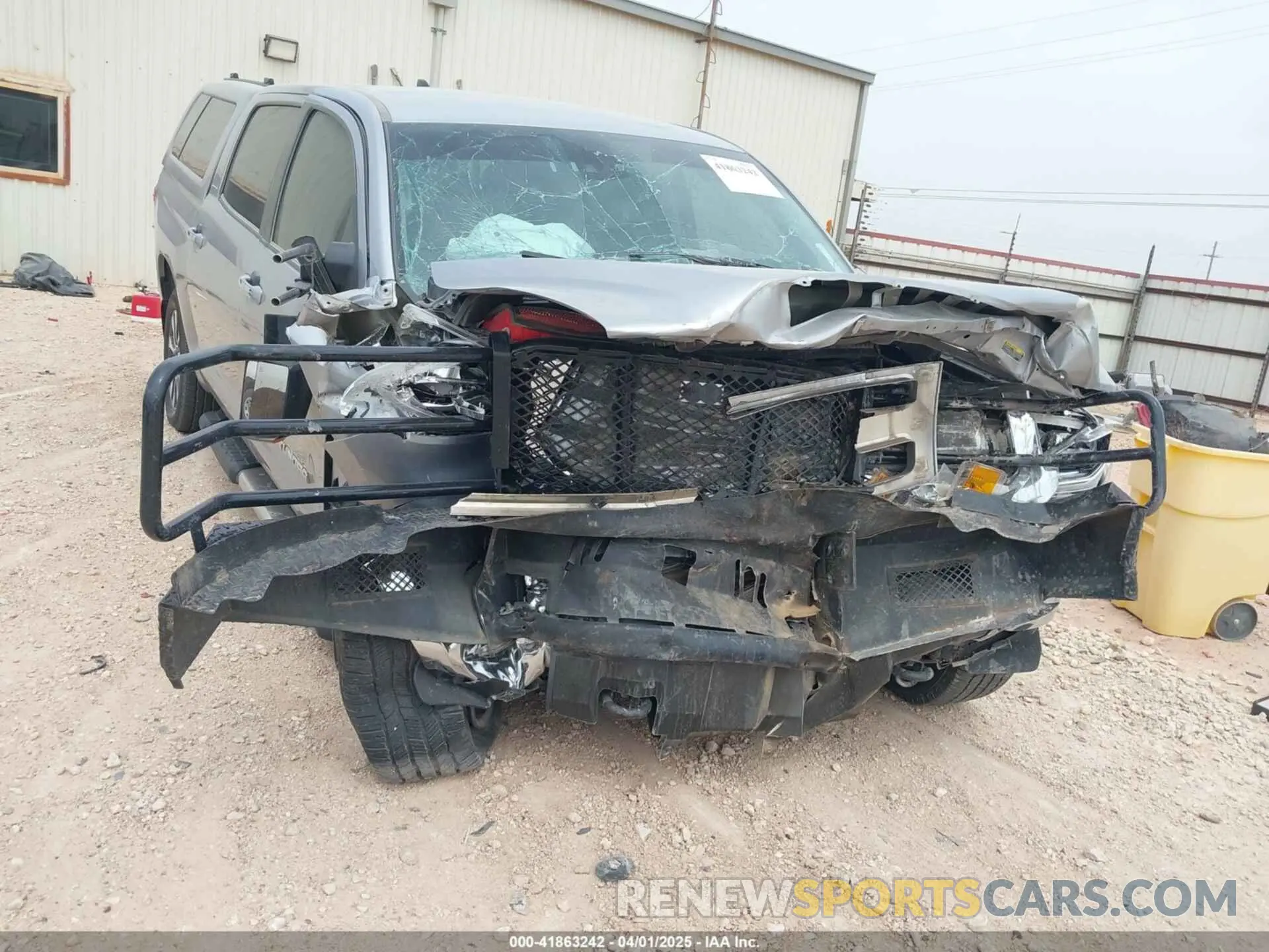 6 Photograph of a damaged car 5TFHY5F17MX990943 TOYOTA TUNDRA 2021