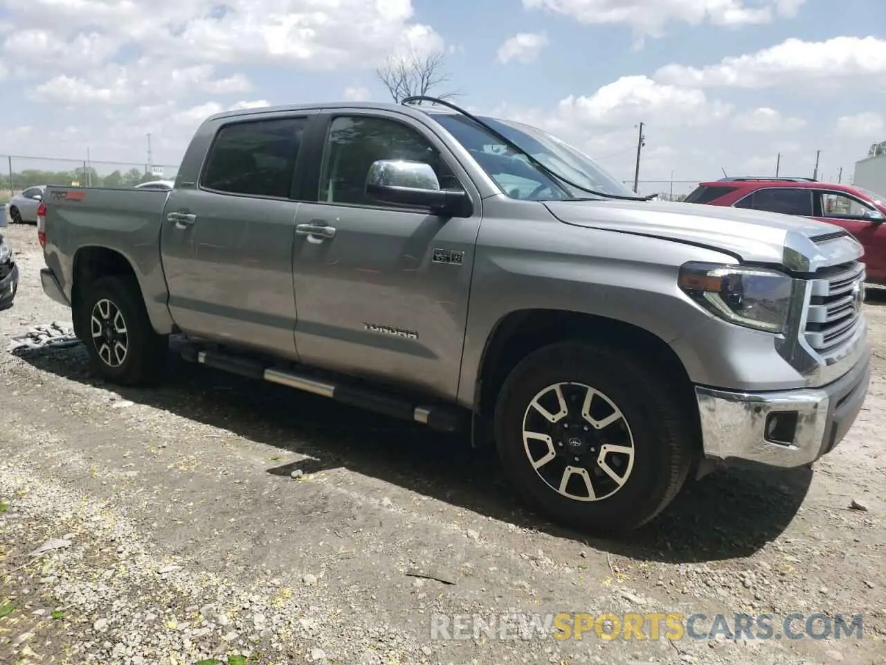 4 Photograph of a damaged car 5TFHY5F18MX965842 TOYOTA TUNDRA 2021