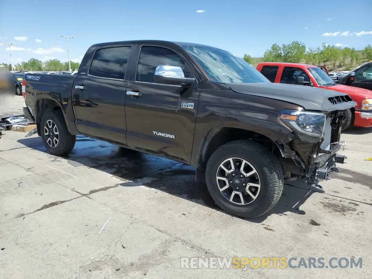 4 Фотография поврежденного автомобиля 5TFHY5F19MX967759 TOYOTA TUNDRA 2021
