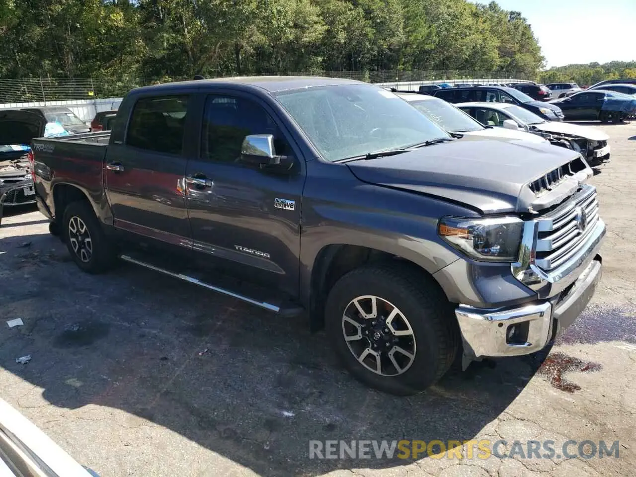 4 Фотография поврежденного автомобиля 5TFHY5F1XMX963381 TOYOTA TUNDRA 2021