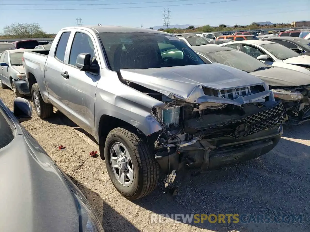4 Photograph of a damaged car 5TFRY5F11MX290940 TOYOTA TUNDRA 2021