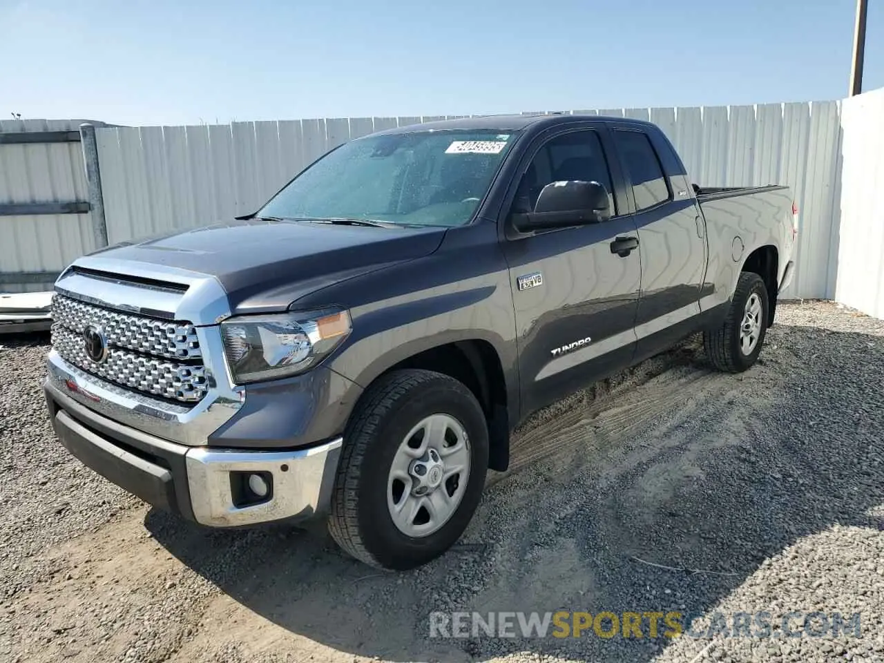 1 Photograph of a damaged car 5TFRY5F14MX287806 TOYOTA TUNDRA 2021
