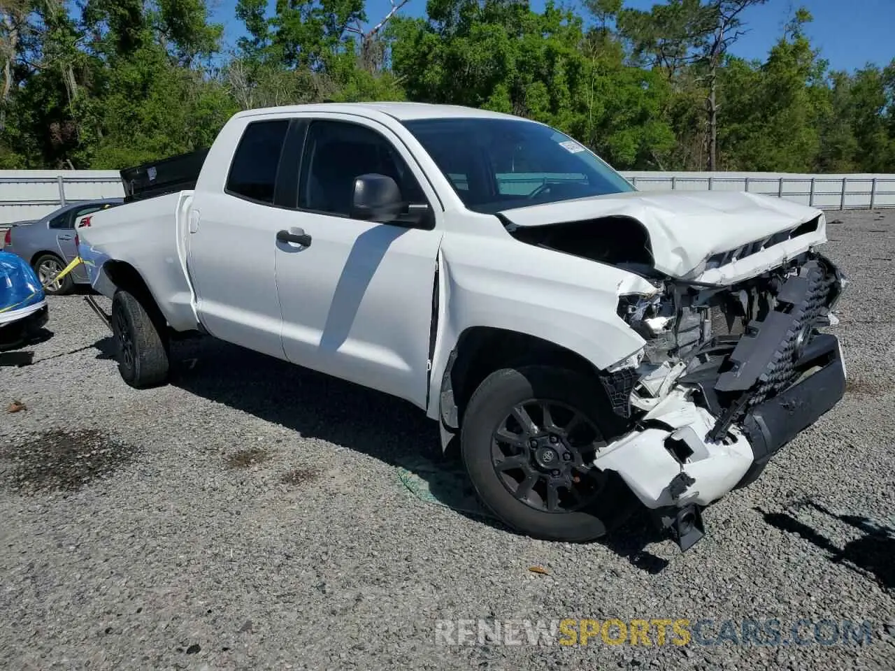 4 Photograph of a damaged car 5TFRY5F18MX280888 TOYOTA TUNDRA 2021