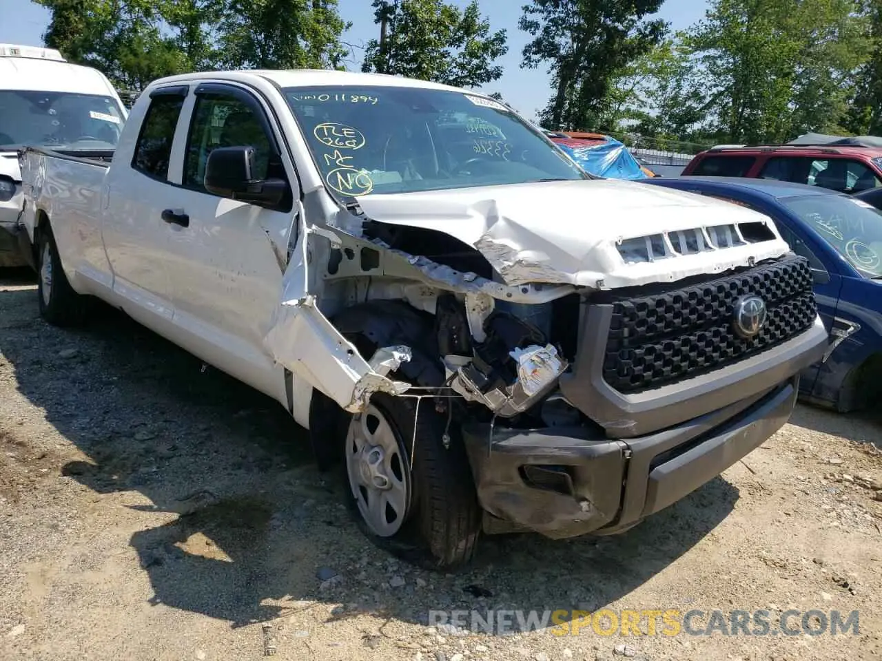 1 Photograph of a damaged car 5TFTY5F1XMX011894 TOYOTA TUNDRA 2021