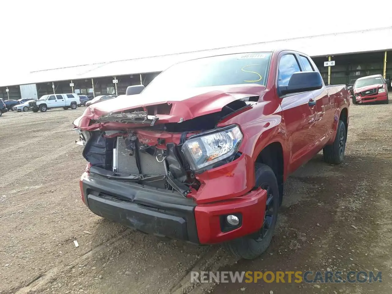 2 Photograph of a damaged car 5TFUY5F15MX957986 TOYOTA TUNDRA 2021
