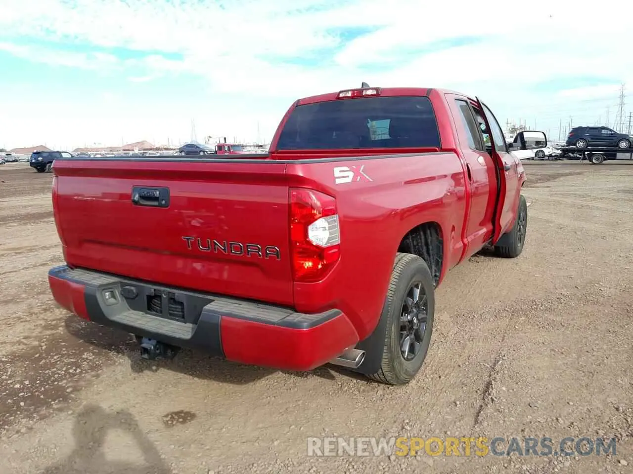 4 Photograph of a damaged car 5TFUY5F15MX957986 TOYOTA TUNDRA 2021