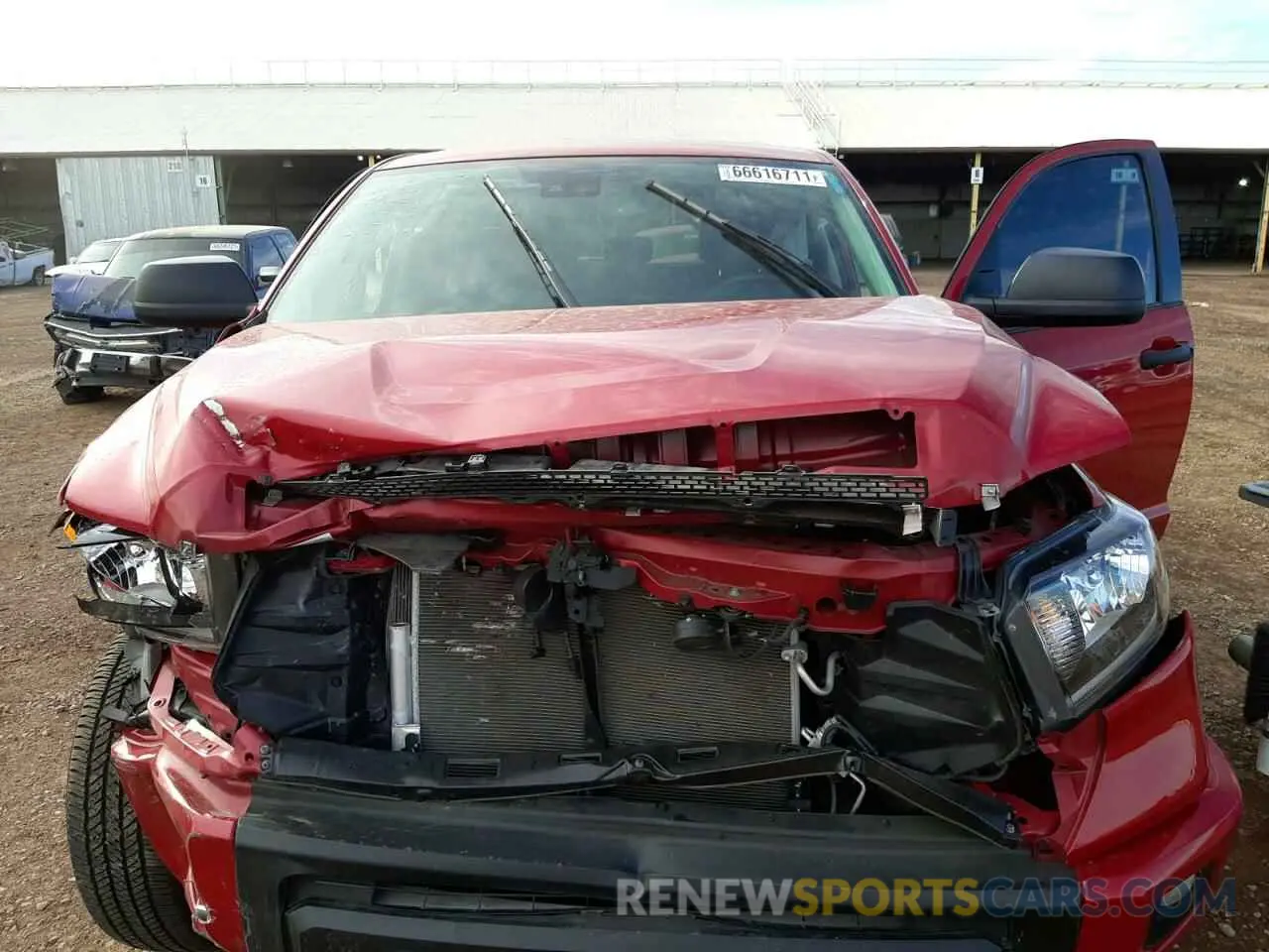 7 Photograph of a damaged car 5TFUY5F15MX957986 TOYOTA TUNDRA 2021