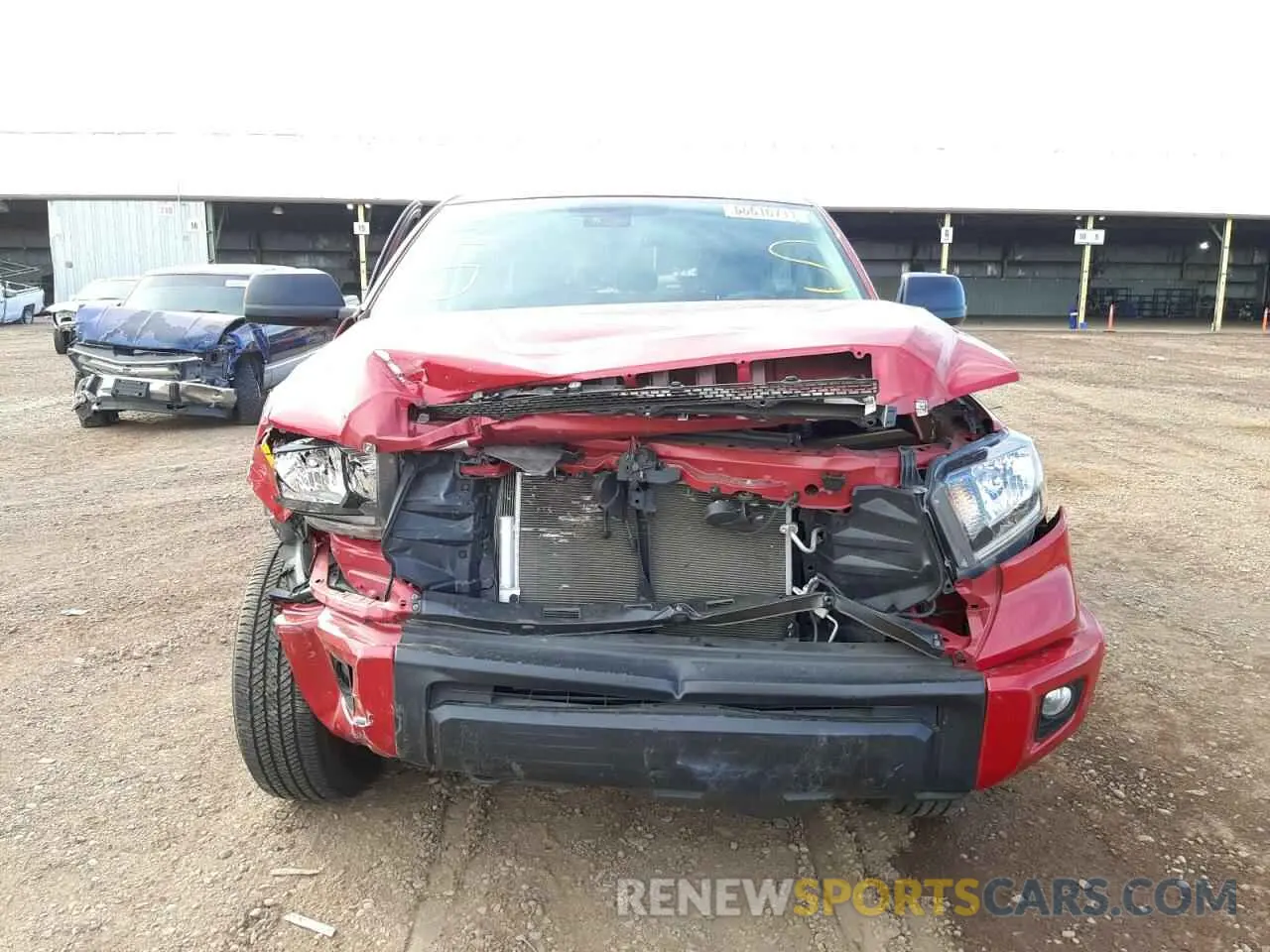 9 Photograph of a damaged car 5TFUY5F15MX957986 TOYOTA TUNDRA 2021
