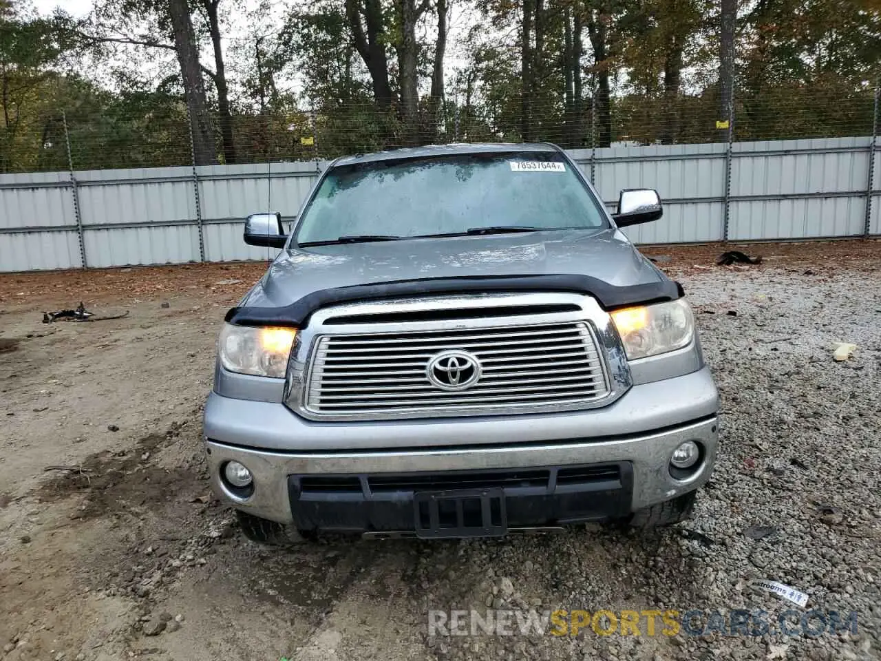 5 Фотография поврежденного автомобиля 5TFHW5F11DX286338 TOYOTA TUNDRA 2022