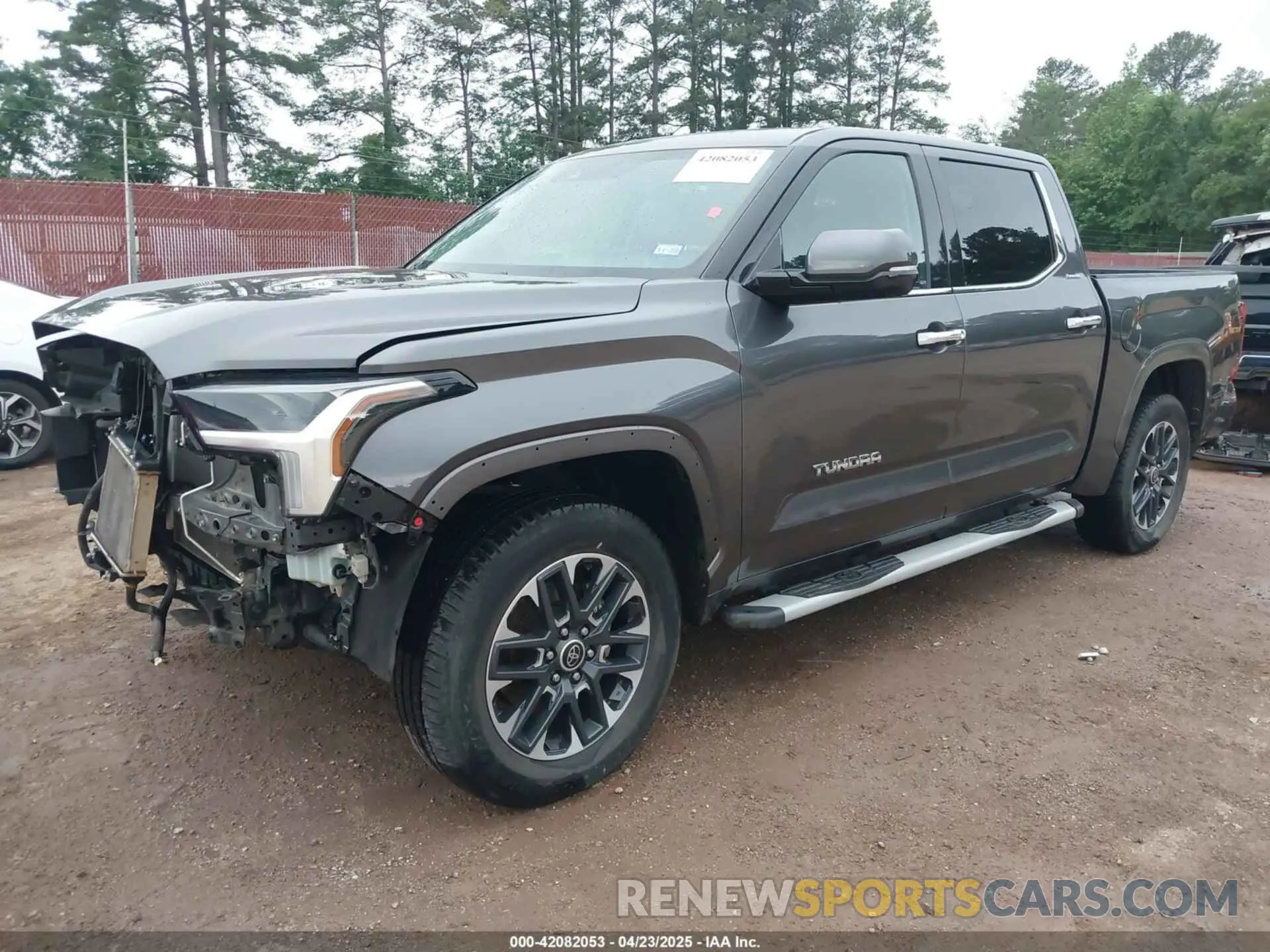 2 Photograph of a damaged car 5TFJA5AB2NX017802 TOYOTA TUNDRA 2022