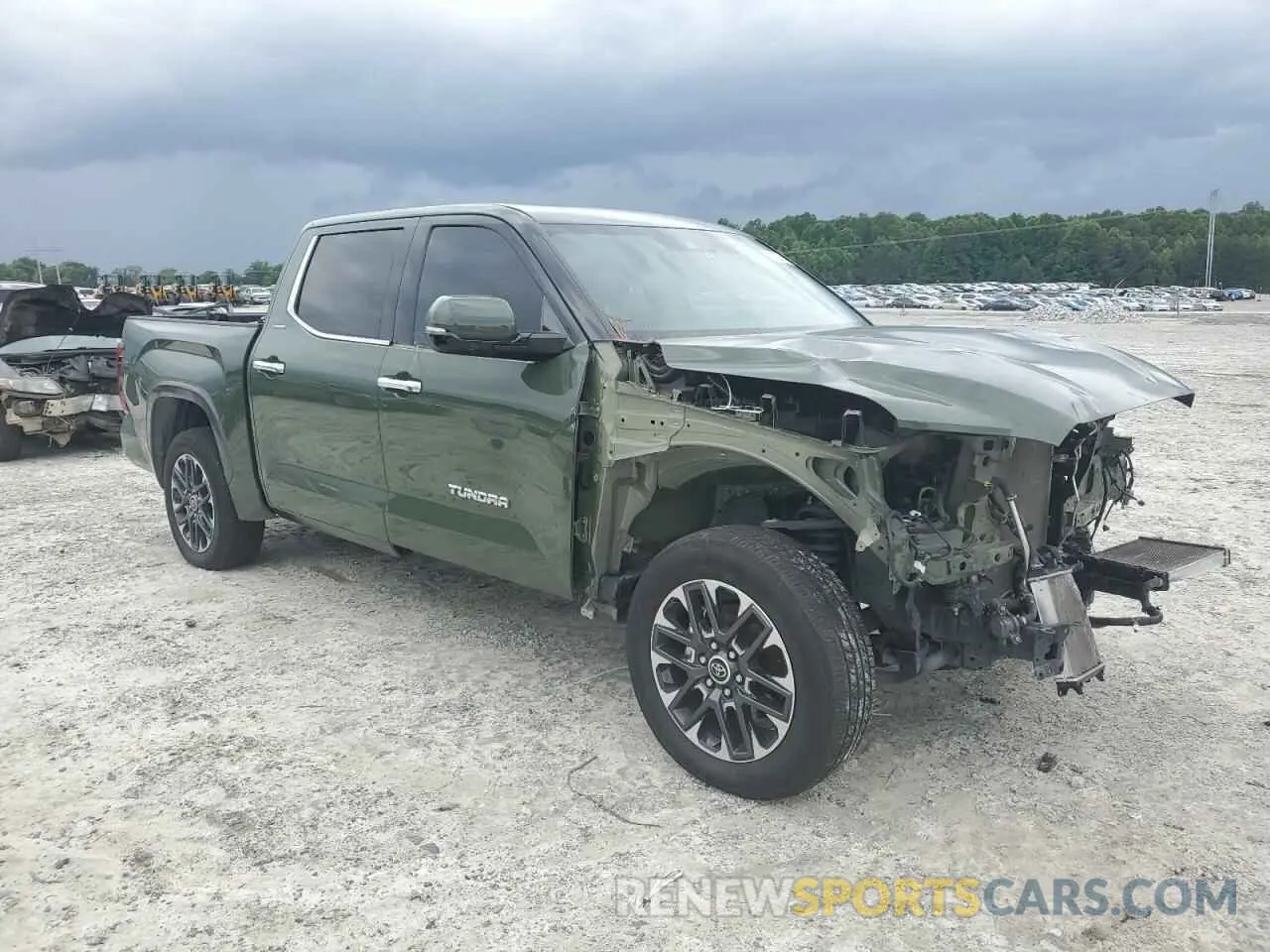 4 Фотография поврежденного автомобиля 5TFJA5AB3NX015475 TOYOTA TUNDRA 2022
