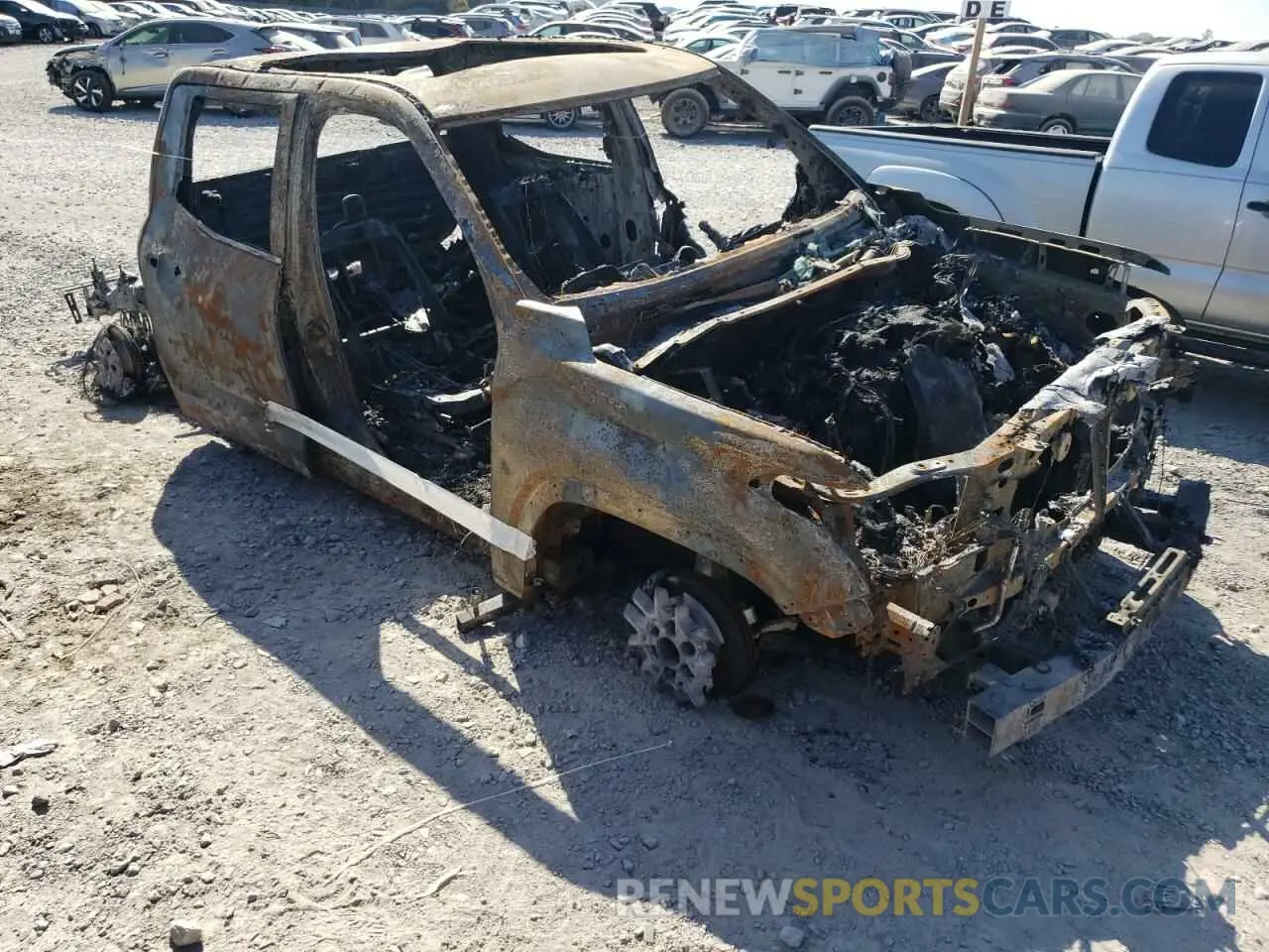 4 Фотография поврежденного автомобиля 5TFJA5ABXNX010628 TOYOTA TUNDRA 2022