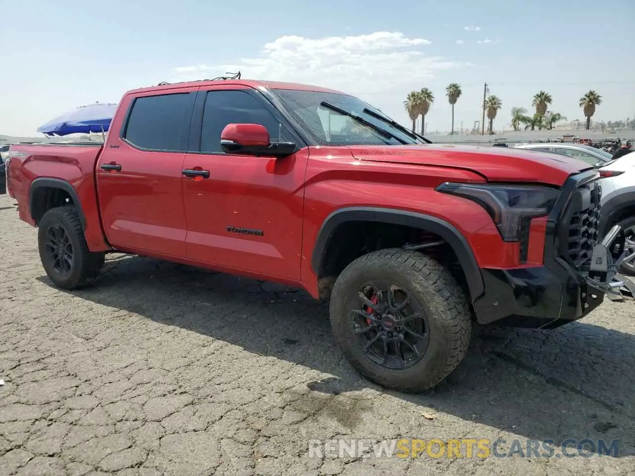 4 Фотография поврежденного автомобиля 5TFJA5DB3NX004830 TOYOTA TUNDRA 2022