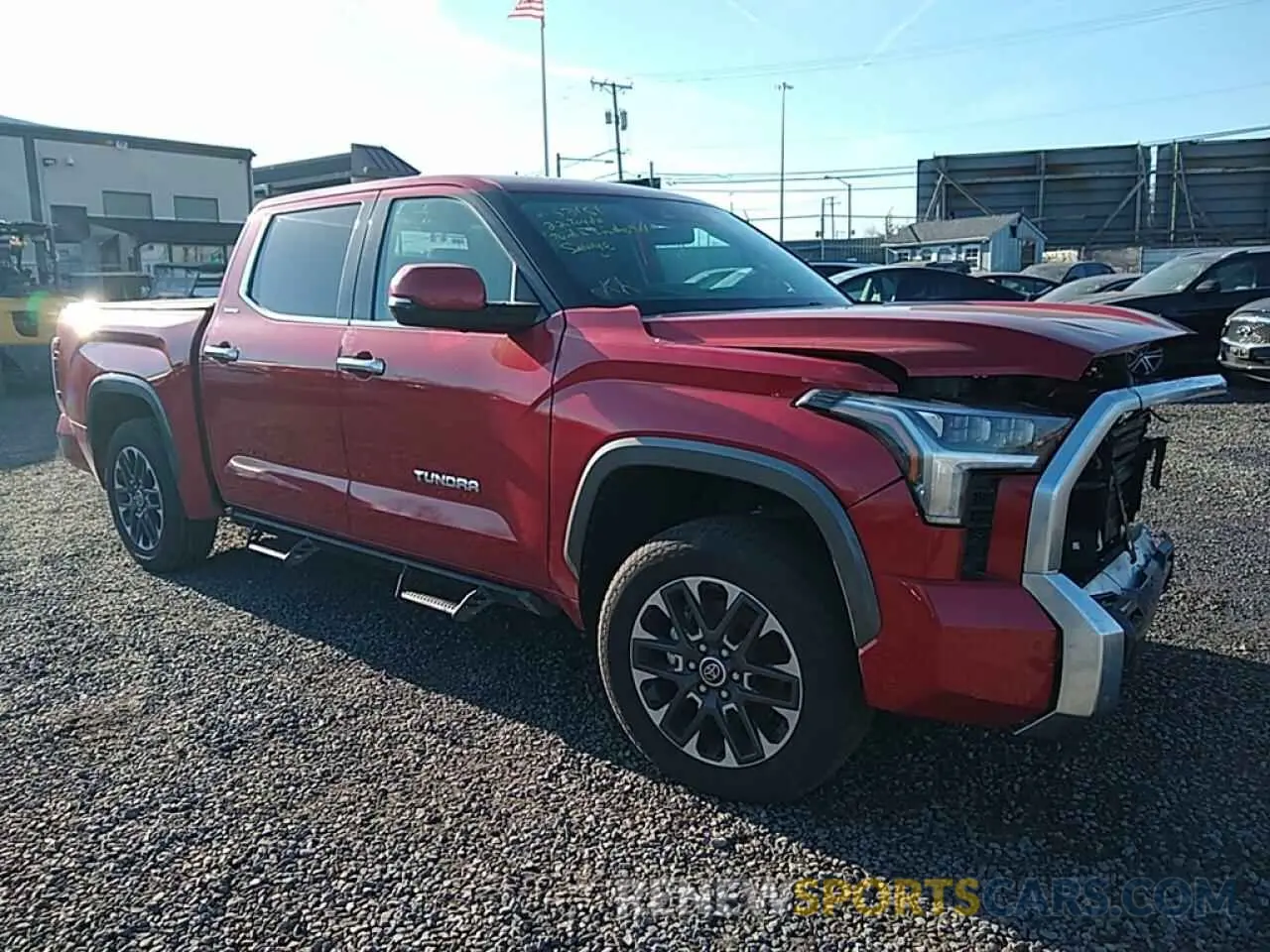 1 Photograph of a damaged car 5TFJA5DB3NX023216 TOYOTA TUNDRA 2022