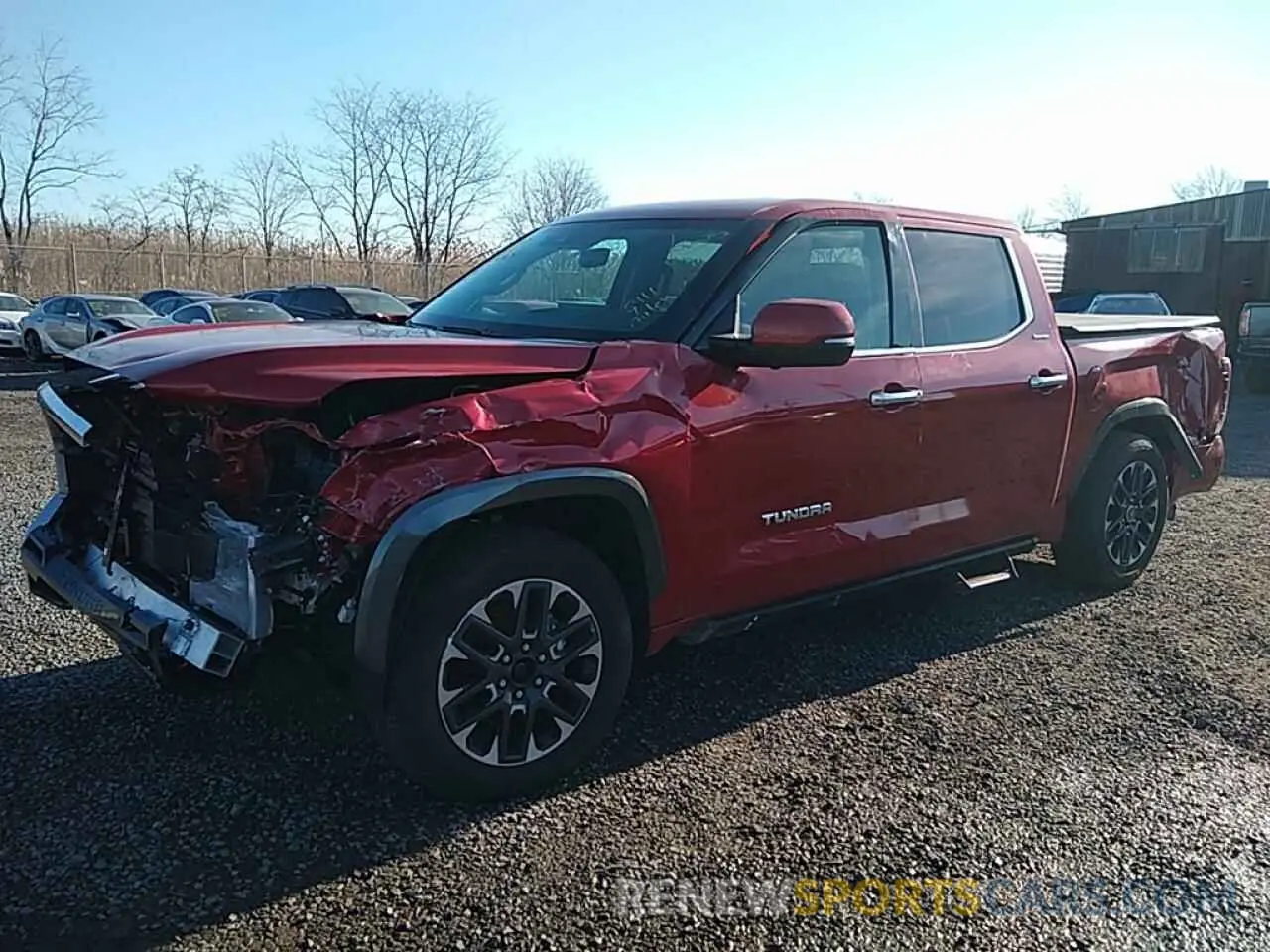 2 Photograph of a damaged car 5TFJA5DB3NX023216 TOYOTA TUNDRA 2022