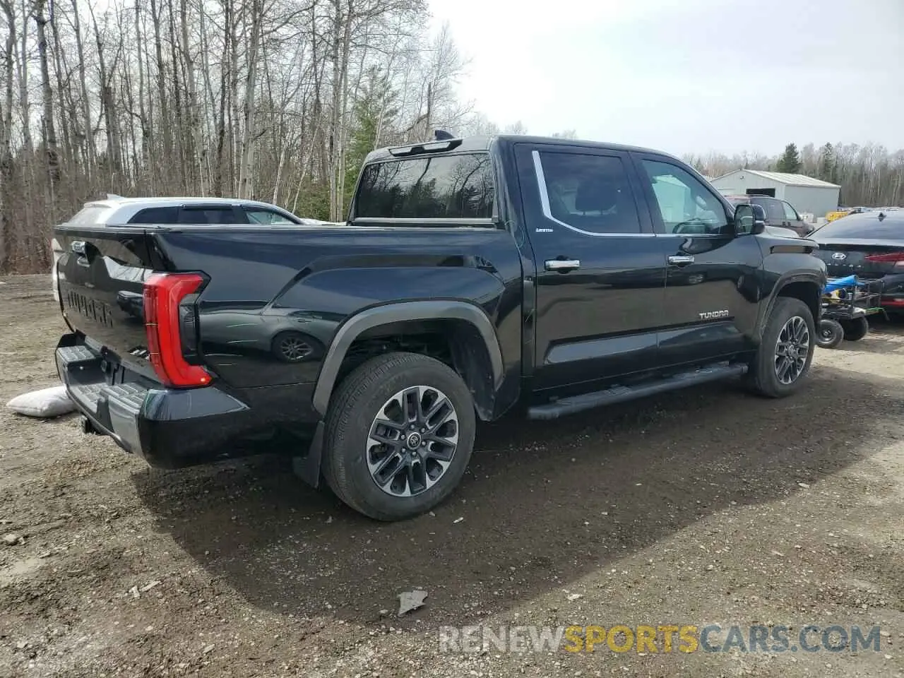 3 Photograph of a damaged car 5TFJA5DB6NX033013 TOYOTA TUNDRA 2022
