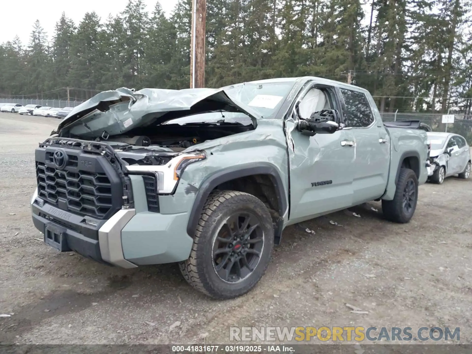 2 Фотография поврежденного автомобиля 5TFJA5DB6NX040916 TOYOTA TUNDRA 2022