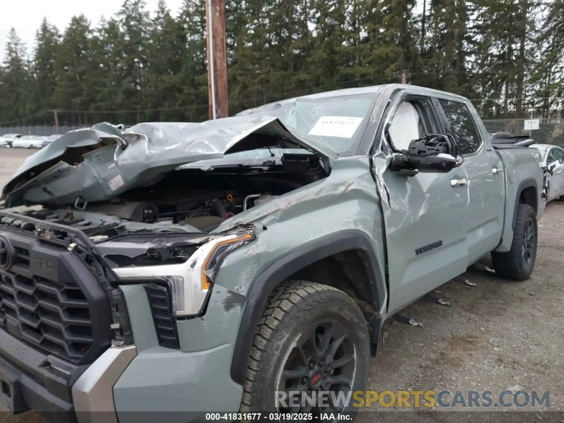 6 Фотография поврежденного автомобиля 5TFJA5DB6NX040916 TOYOTA TUNDRA 2022